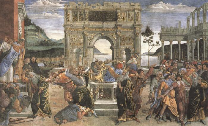 Sandro Botticelli Punishment of the Rebels (mk36)